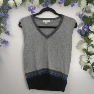 Blue Gray Banana Republic Vest